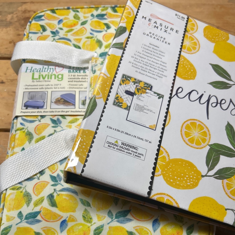 Bake & Take Set and Recipe Organizer